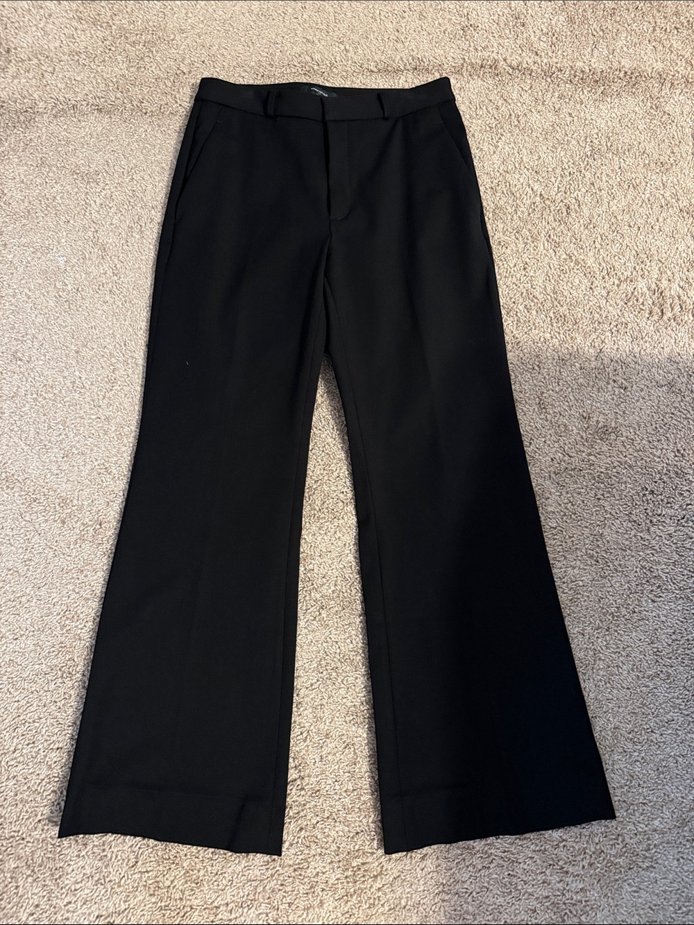 Banana Republic Women’s Black Boot-Cut High-Rise Sculpted Trousers - Like New